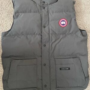Canada Goose Gray Quilted Down Vest